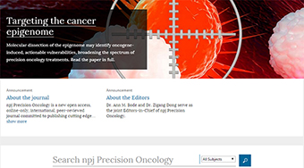 The Journal of npj Precision Oncology (npj Precision Oncology) Official Published
